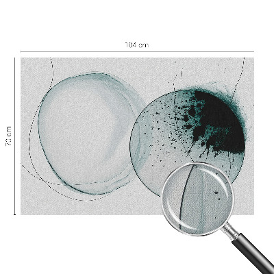 Otroška fototapeta Zeleni krogi