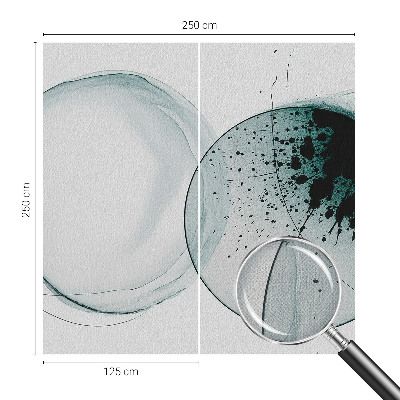 Otroška fototapeta Zeleni krogi