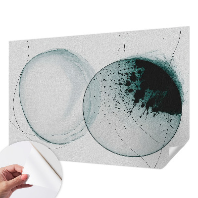 Otroška fototapeta Zeleni krogi