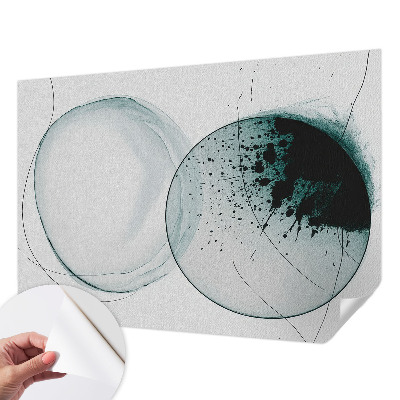 Otroška fototapeta Zeleni krogi