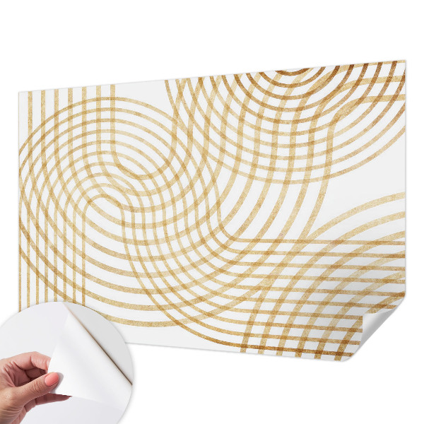 Samolepilna fototapeta za dnevno sobo Geometrijske tkanine