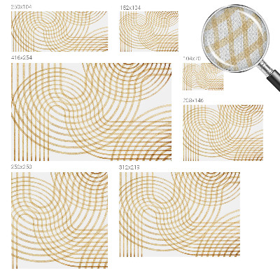 Samolepilna fototapeta za dnevno sobo Geometrijske tkanine