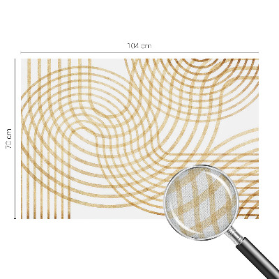 Samolepilna fototapeta za dnevno sobo z geometrijskim vzorcem tkanine
