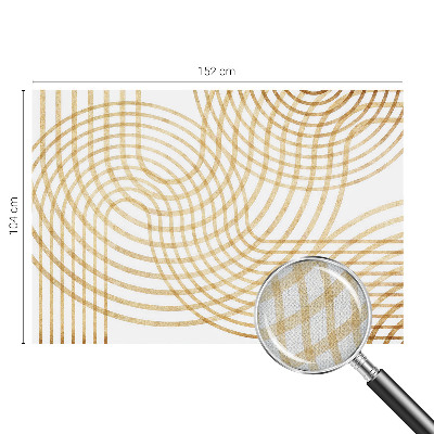 Samolepilna fototapeta za dnevno sobo z geometrijskim vzorcem tkanine