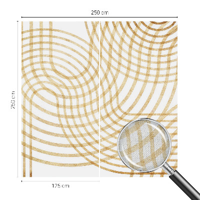 Samolepilna fototapeta za dnevno sobo z geometrijskim vzorcem tkanine