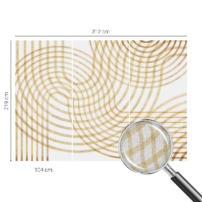 Samolepilna fototapeta za dnevno sobo Geometrijske tkanine