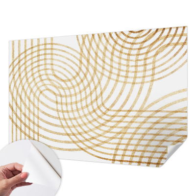 Samolepilna fototapeta za dnevno sobo Geometrijske tkanine