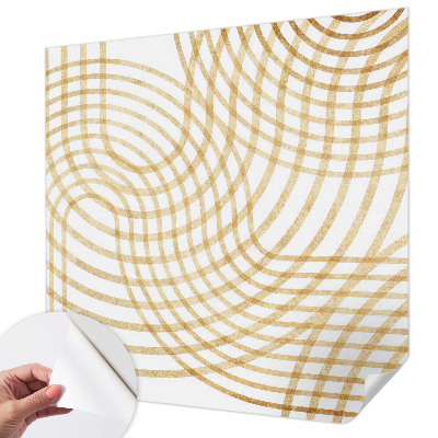 Samolepilna fototapeta za dnevno sobo Geometrijske tkanine