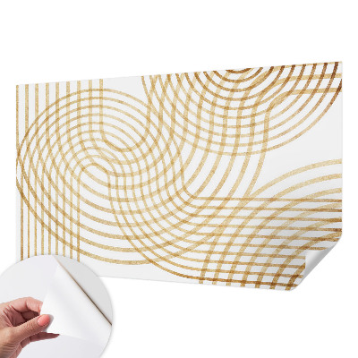Samolepilna fototapeta za dnevno sobo z geometrijskim vzorcem tkanine