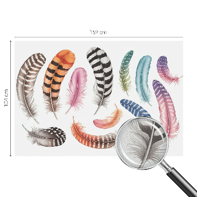Samolepilna fototapeta Pastelno perje