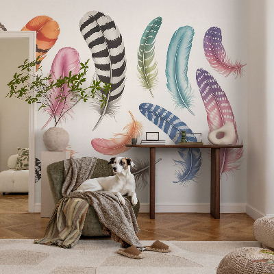 Samolepilna fototapeta Pastelno perje