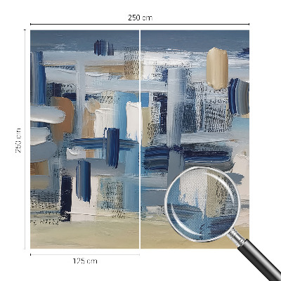 Samolepilna fototapeta za dnevno sobo Abstrakcijski čopiči