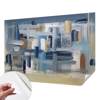 Samolepilna fototapeta za dnevno sobo Abstrakcijski čopiči