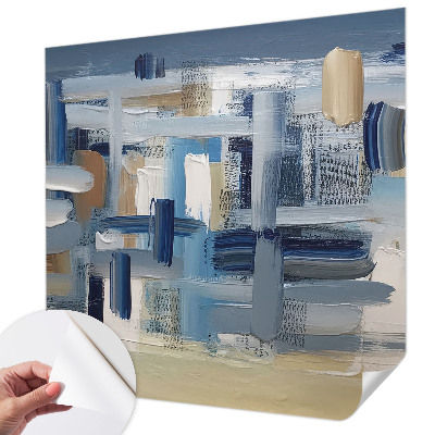 Samolepilna fototapeta za dnevno sobo Abstrakcijski čopiči