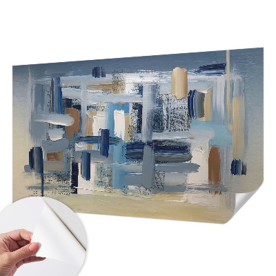 Samolepilna fototapeta za dnevno sobo Abstrakcijski čopiči