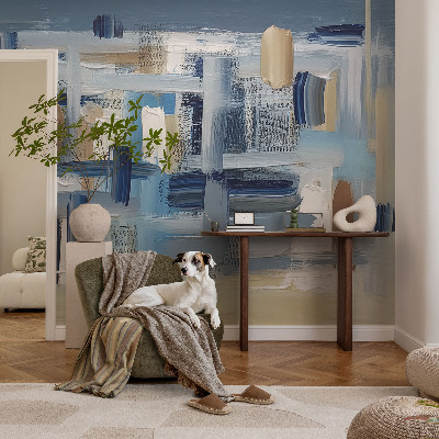 Samolepilna fototapeta za dnevno sobo Abstrakcijski čopiči