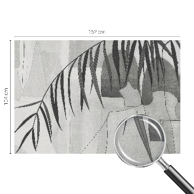 Samolepilna fototapeta za spalnico z motivom abstraktne palme