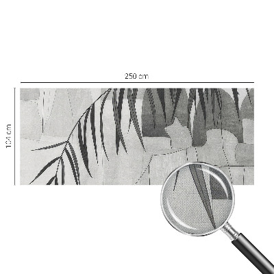 Samolepilna fototapeta za spalnico z motivom abstraktne palme