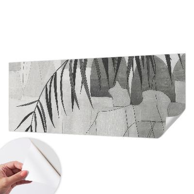 Samolepilna fototapeta za spalnico z motivom abstraktne palme
