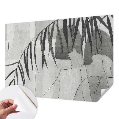 Samolepilna fototapeta za spalnico z motivom abstraktne palme