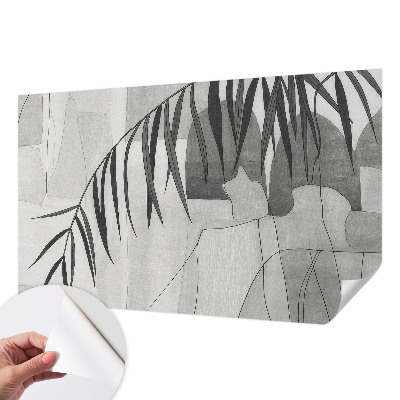 Samolepilna fototapeta za spalnico z motivom abstraktne palme