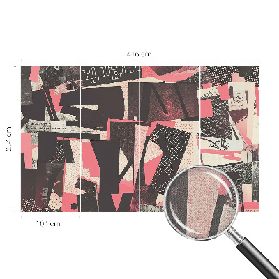 3D fototapeta Geometrijski kolaž