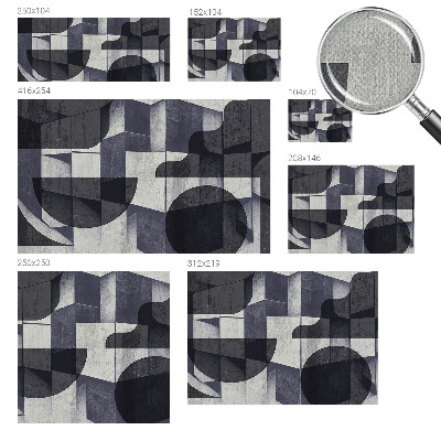 Samolepilna fototapeta za dnevno sobo Geometrijska simetrija