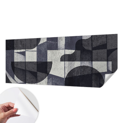 Samolepilna fototapeta za dnevno sobo z motivom geometrijske simetrije