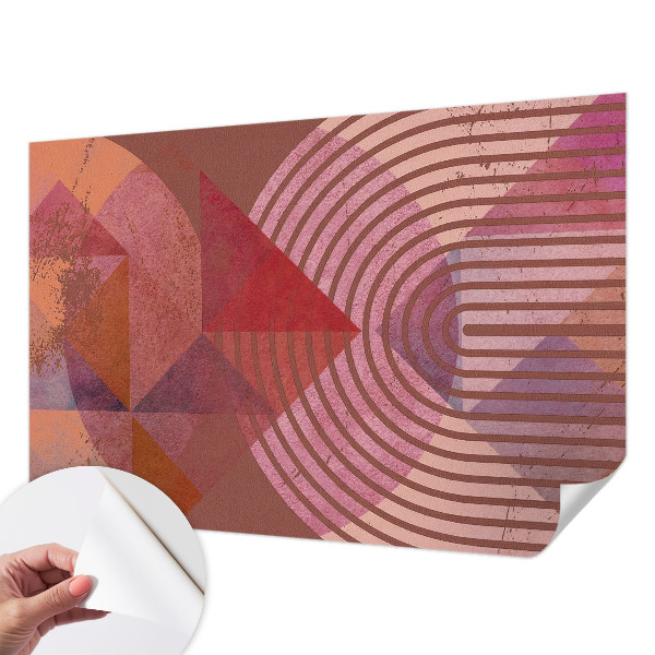 3D fototapeta z motivom abstraktnih oblik