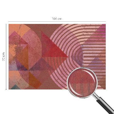 3D fototapeta z motivom abstraktnih oblik