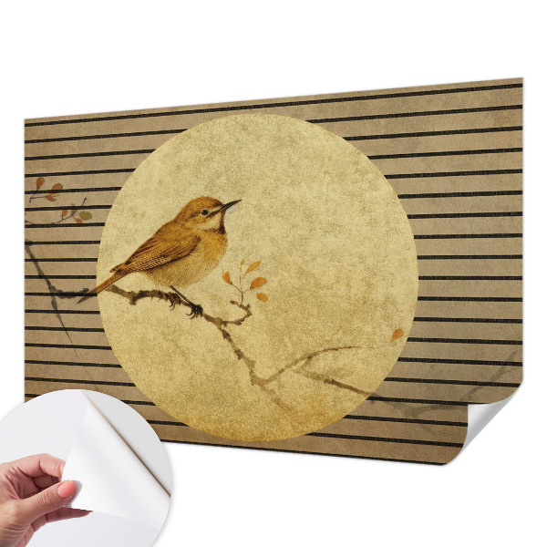 Samolepilna fototapeta za spalnico Ptica harmonije