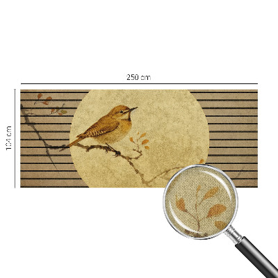 Samolepilna fototapeta za spalnico z motivom ptice harmonije