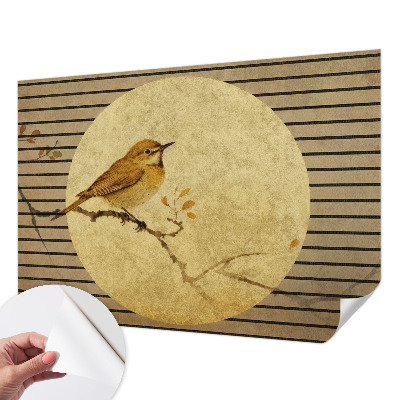 Samolepilna fototapeta za spalnico Ptica harmonije