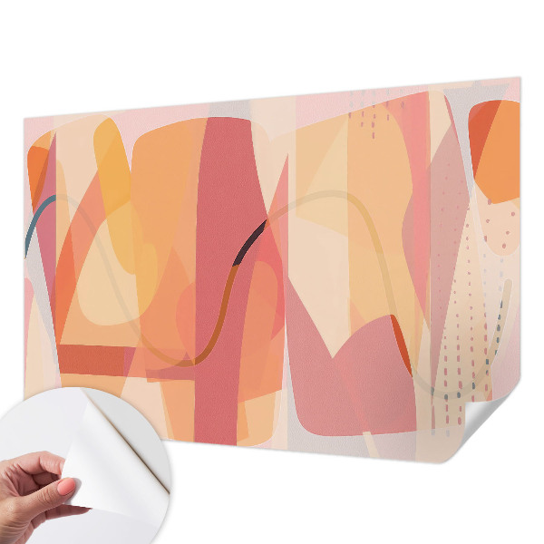 Samolepilna fototapeta za dnevno sobo Barvita abstrakcija