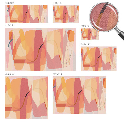 Samolepilna fototapeta za dnevno sobo Barvita abstrakcija