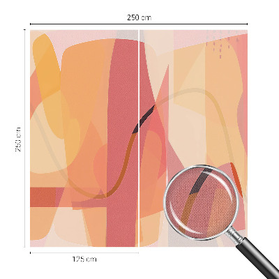 Samolepilna fototapeta za dnevno sobo Barvita abstrakcija