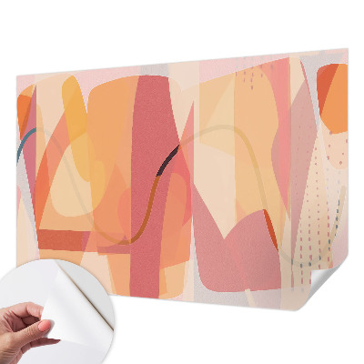 Samolepilna fototapeta za dnevno sobo Barvita abstrakcija