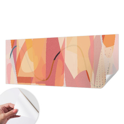 Samolepilna fototapeta za dnevno sobo Barvita abstrakcija