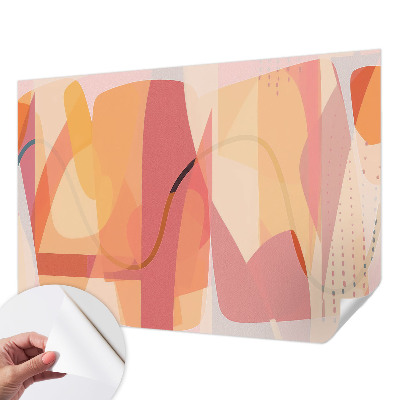 Samolepilna fototapeta za dnevno sobo Barvita abstrakcija