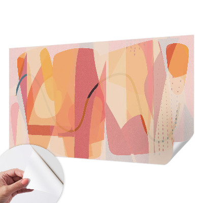 Samolepilna fototapeta za dnevno sobo Barvita abstrakcija