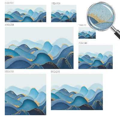 Otroška fototapeta Valovita pokrajina