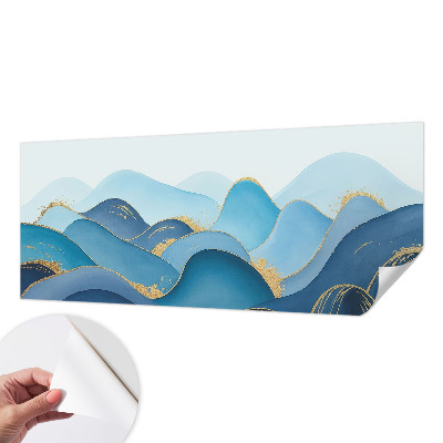 Otroška fototapeta z motivom valovite pokrajine