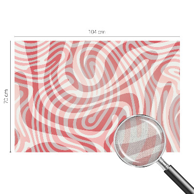 Samolepilna fototapeta z motivom valovitih črt