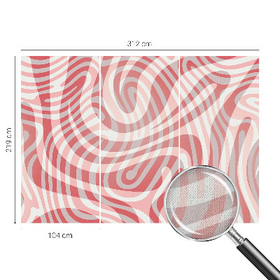 Samolepilna fototapeta z motivom valovitih črt