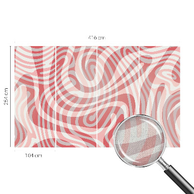Samolepilna fototapeta z motivom valovitih črt