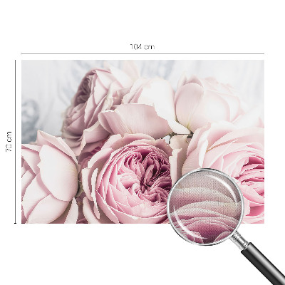 3D fototapeta z motivom rožnatih vrtnic