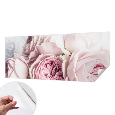 3D fototapeta z motivom rožnatih vrtnic