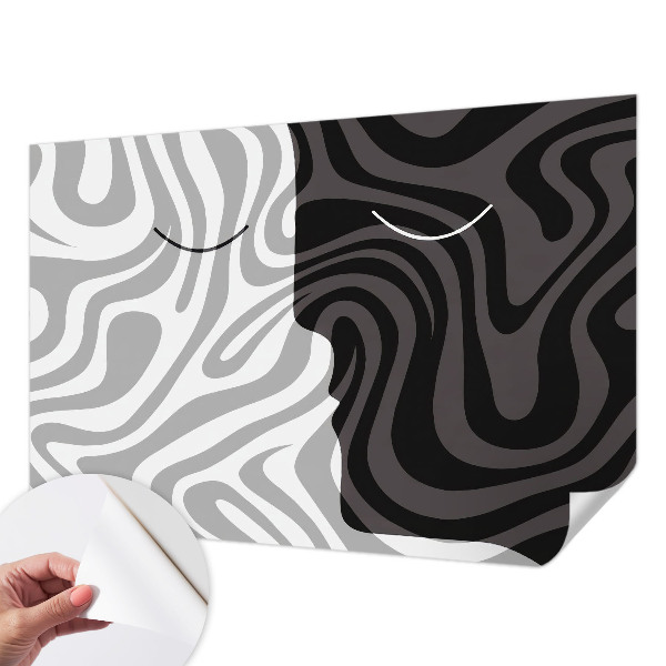 Fototapeta za otroško sobo Abstraktni obrazi