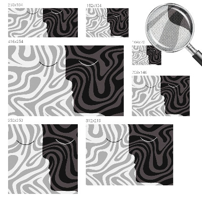 Fototapeta za otroško sobo Abstraktni obrazi