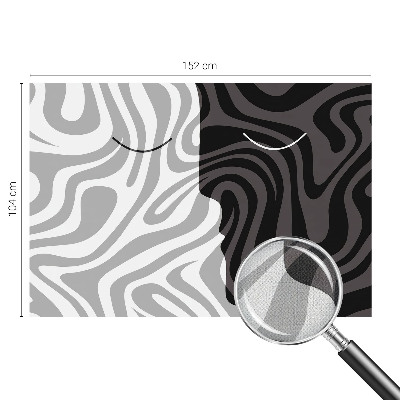 Fototapeta za otroško sobo Abstraktni obrazi